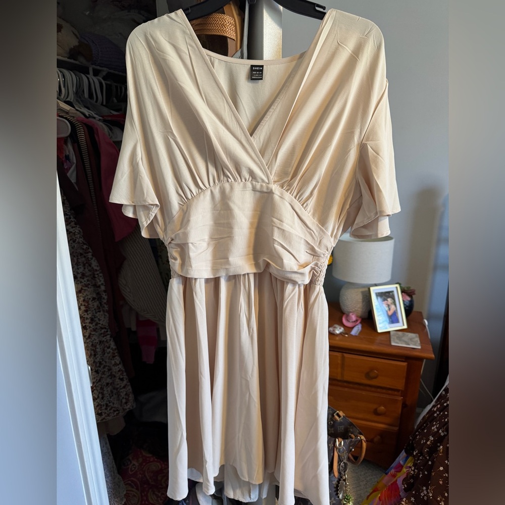SHEIN Beige Dress